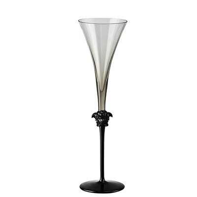 Versace Lumiere Haze Medusa Champagne Flute 6 oz 12 in, MPN: 20665-321392-40800, 790955005365