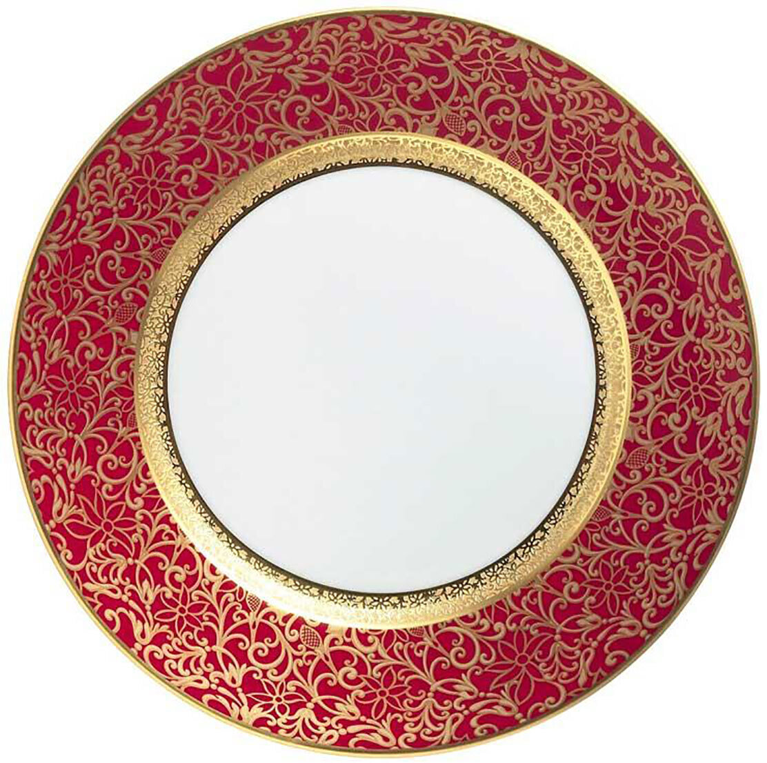 Raynaud Tolede Red Gold Tea Cup Extra