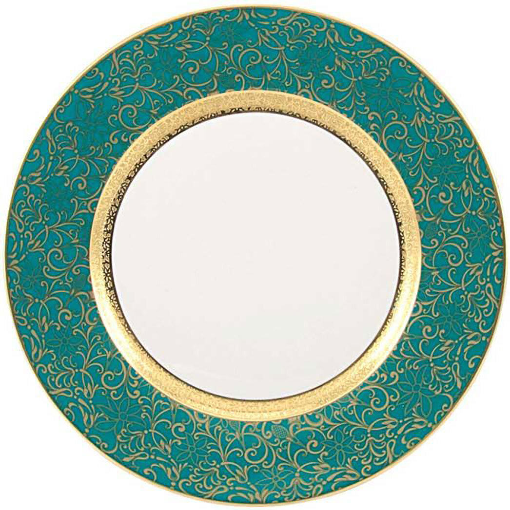 Raynaud Tolede Turquoise Gold Tea Saucer Extra, MPN: 0528-19-351015, 3660006627266