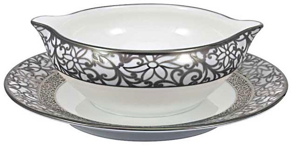 Raynaud Tolede White Platinum Sauce Boat, MPN: 0530-17-511030, 3660006627501