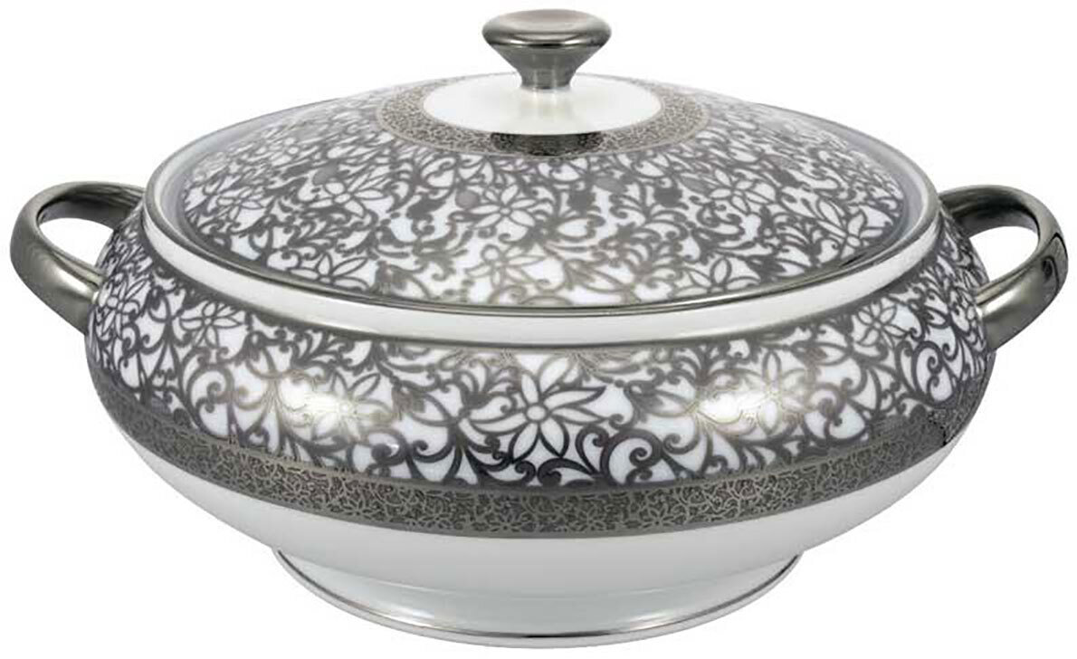 Raynaud Tolede White Platinum Soup Tureen, MPN: 0530-17-509025, 3660006627525