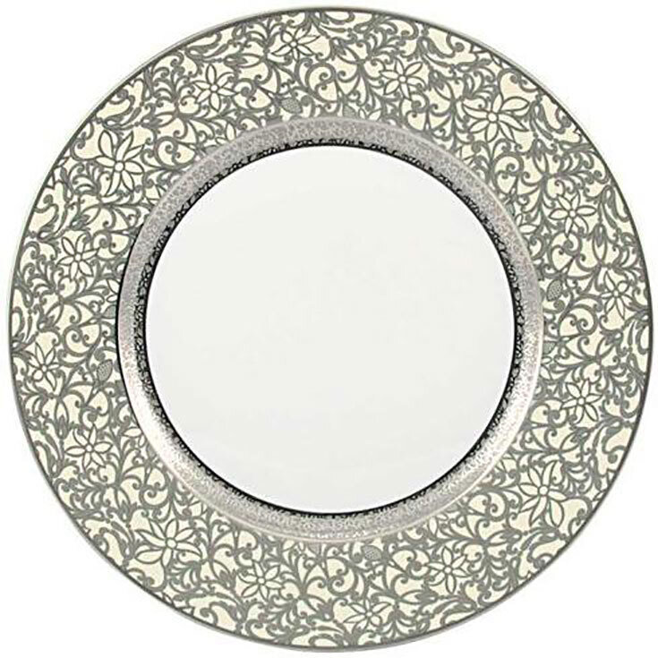 Raynaud Tolede Ivory Platinum Salad Cake Plate, MPN: 0532-17-101019, 3660006629147