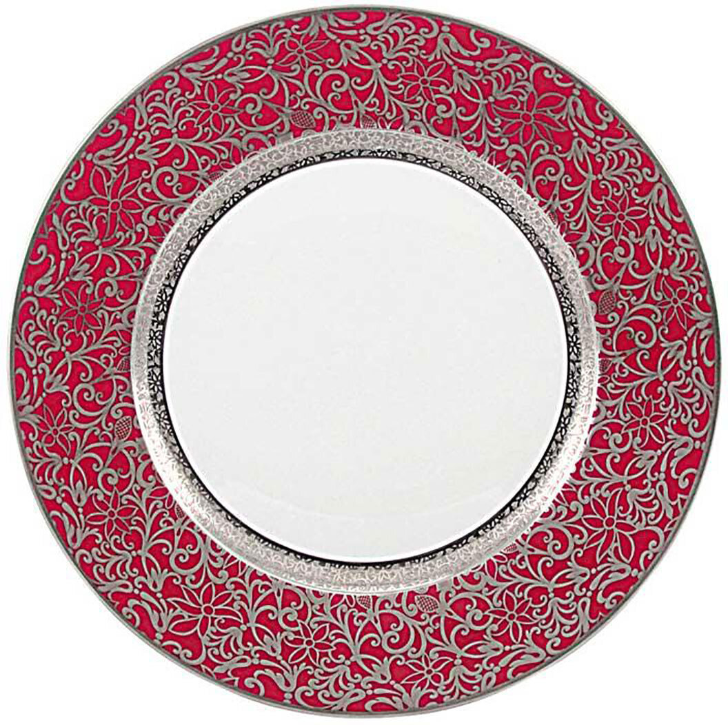 Raynaud Tolede Red Platinum American Dinner Plate, MPN: 0534-17-101027, 3660006627723