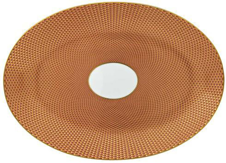 Raynaud Tresor Orange Medium Oval Dish, MPN: 0550-37-502036, 3660006647172