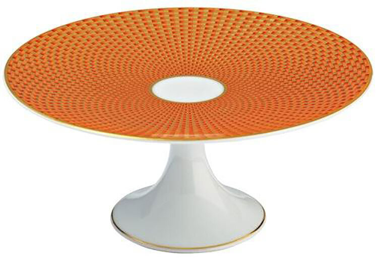 Raynaud Tresor Orange Small Petit Four Stand, MPN: 0550-37-515016, 3660006649473