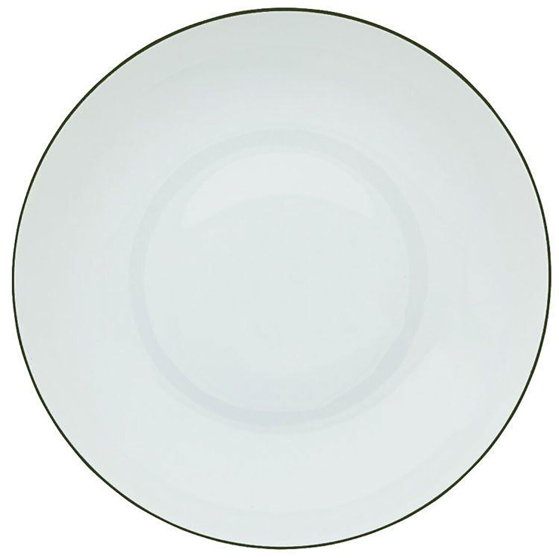 Raynaud Monceau Couleurs Empirte Green French Rim Soup Plate 0367-37-250027