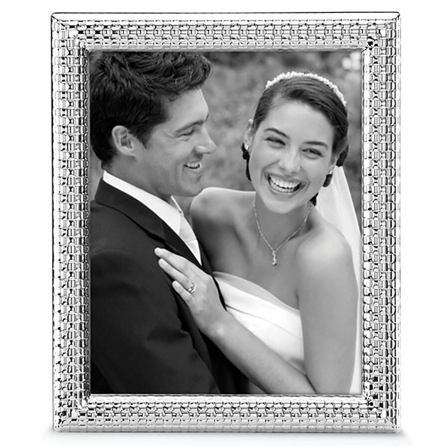 Reed and Barton Watchband Silver Picture Picture Frame 8 X 10 Inch