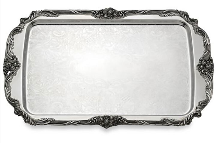 Reed and Barton King Francis Rect Tray 19.0, MPN: 1646, 735092051028