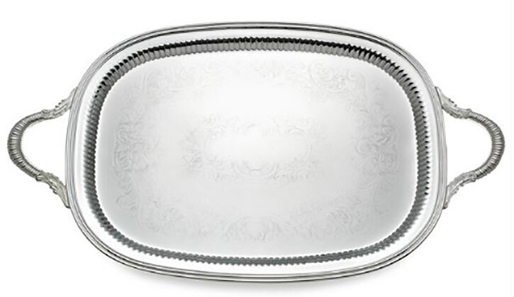 Reed and Barton Queen Anne Oblong Tray, MPN: S-934, 735092060495