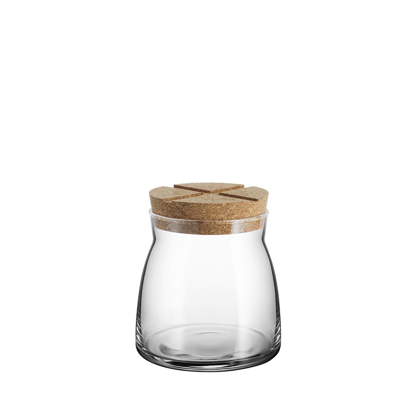 Kosta Boda Bruk Jar With Cork Clear Medium 7051706