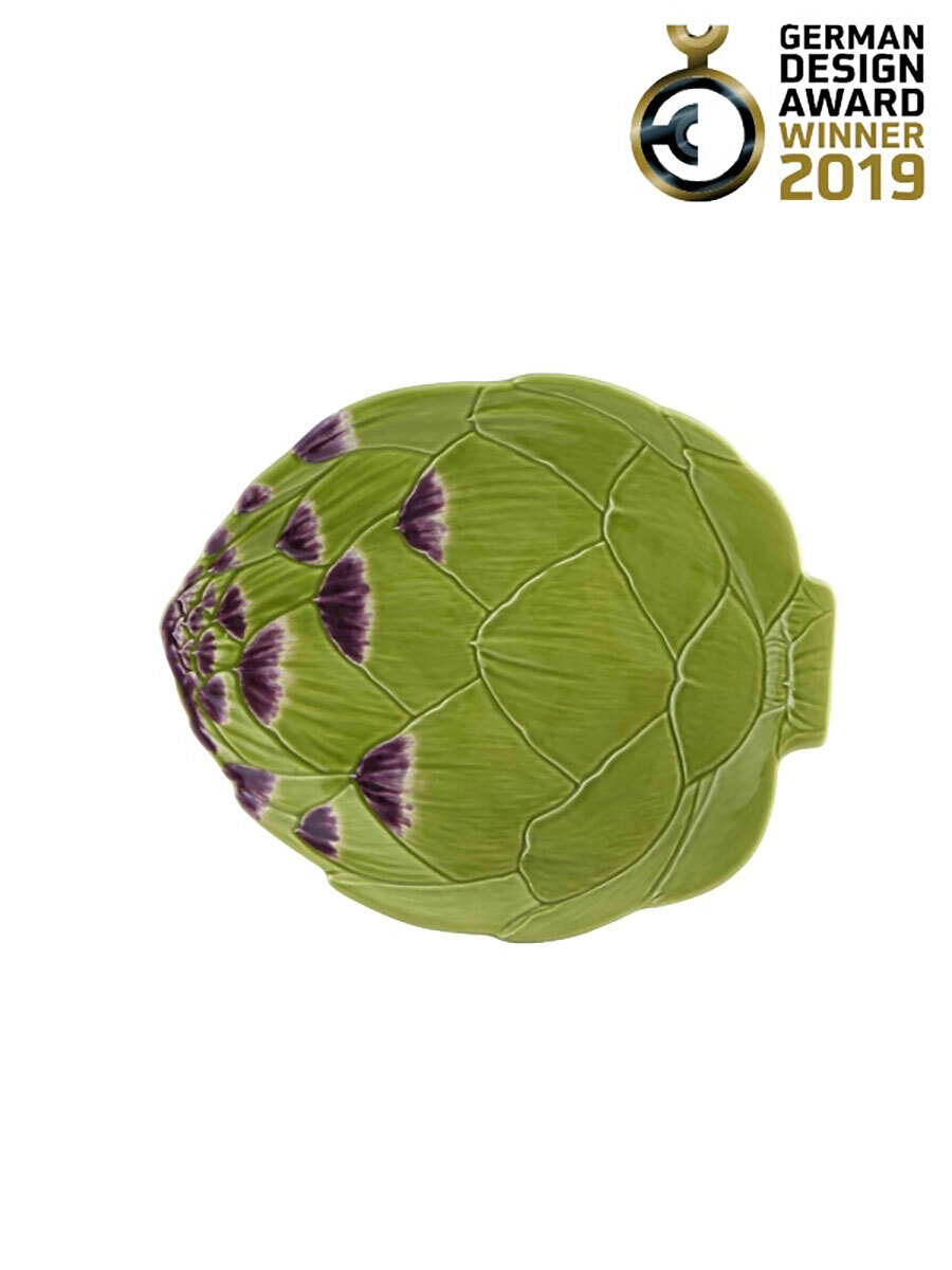 Bordallo Pinheiro Pinheiro Artichoke Dinner Plateb 31.5 cm Decorated, MPN: 65024055, 5600413609644