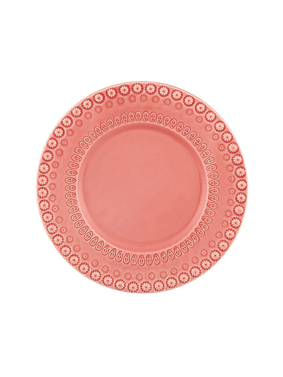Bordallo Pinheiro Fantasy Dessert Plate 22 cm Pink Pink