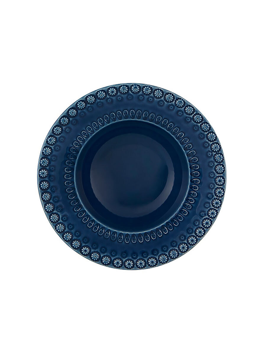 Bordallo Pinheiro Fantasy Salad Bowl 21.5 cm Blue Blue