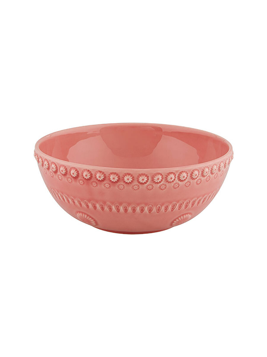 Bordallo Pinheiro Fantasy Salad Bowl 23 cm Pink Pink