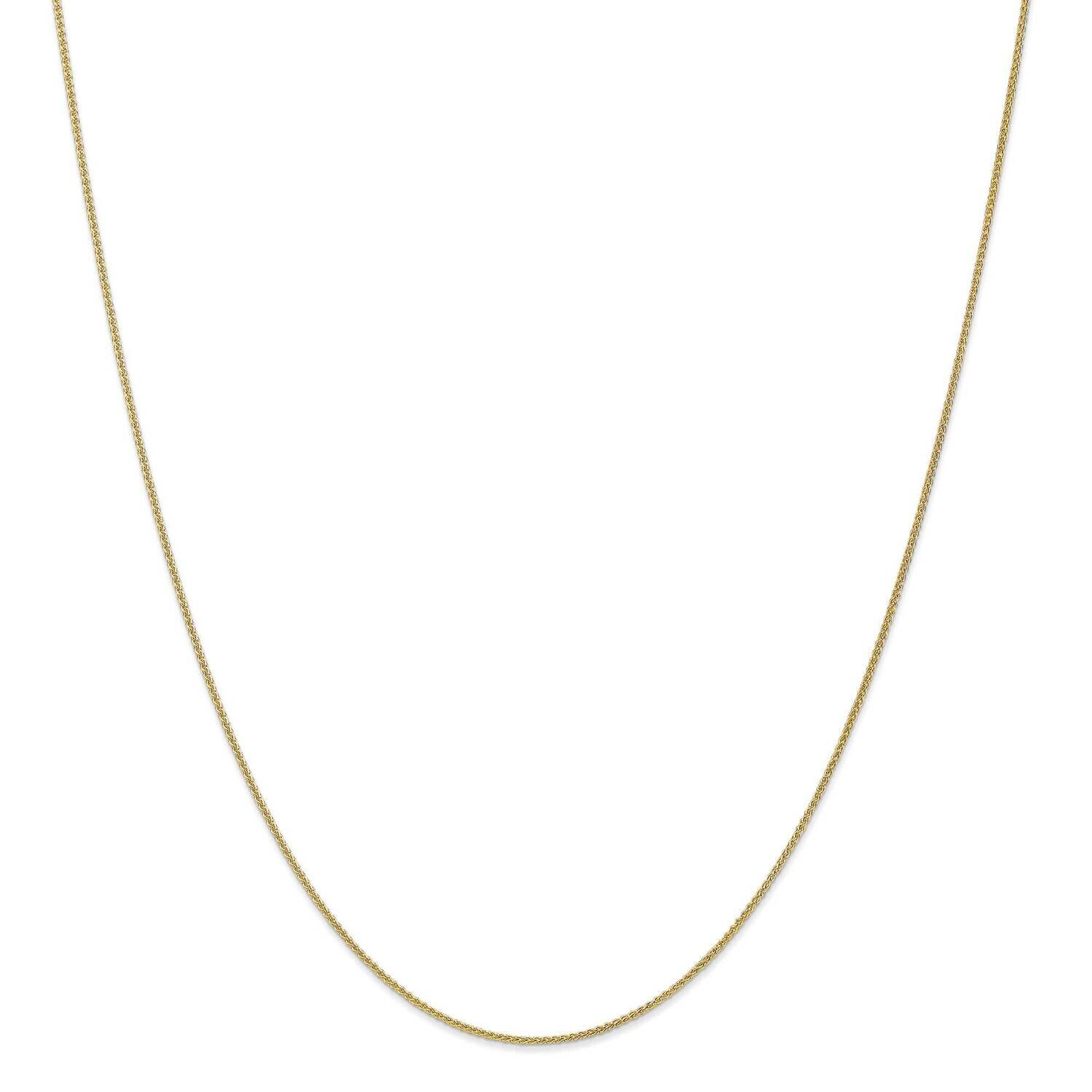 16 Inch 1mm Spiga Chain 10k Gold 10SPG025-16, MPN: 10SPG025-16, 886774434728
