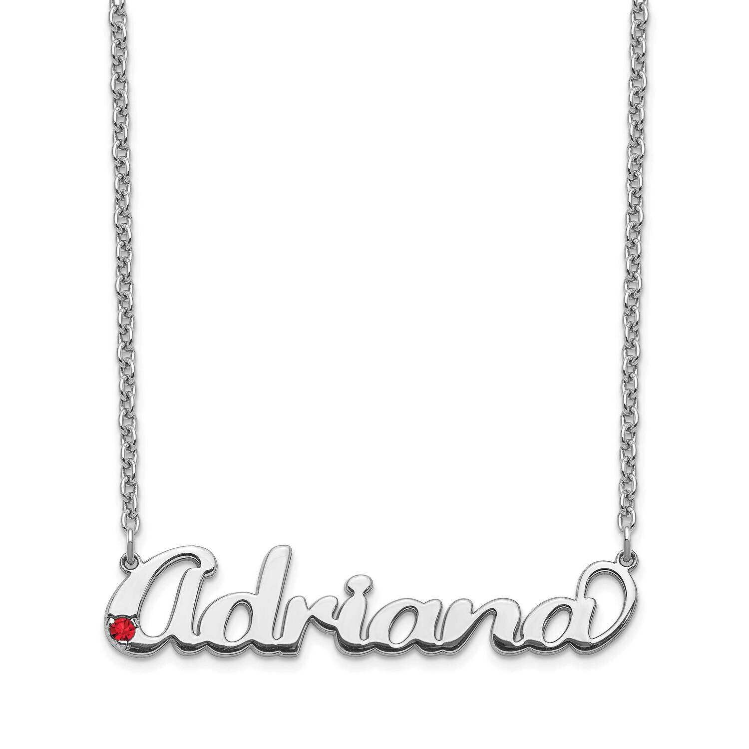 Set Birthstone Nameplate 10k White Gold 10XNA1103W, MPN: 10XNA1103W, 191101989155
