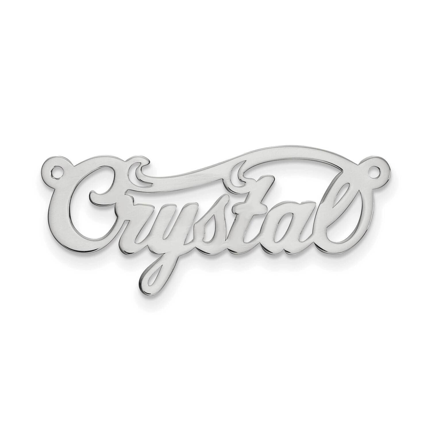 10K .013 Gauge White Gold Polished Name Plate Pendant 10k Gold 10XNA143W, MPN: 10XNA143W, 883957586…