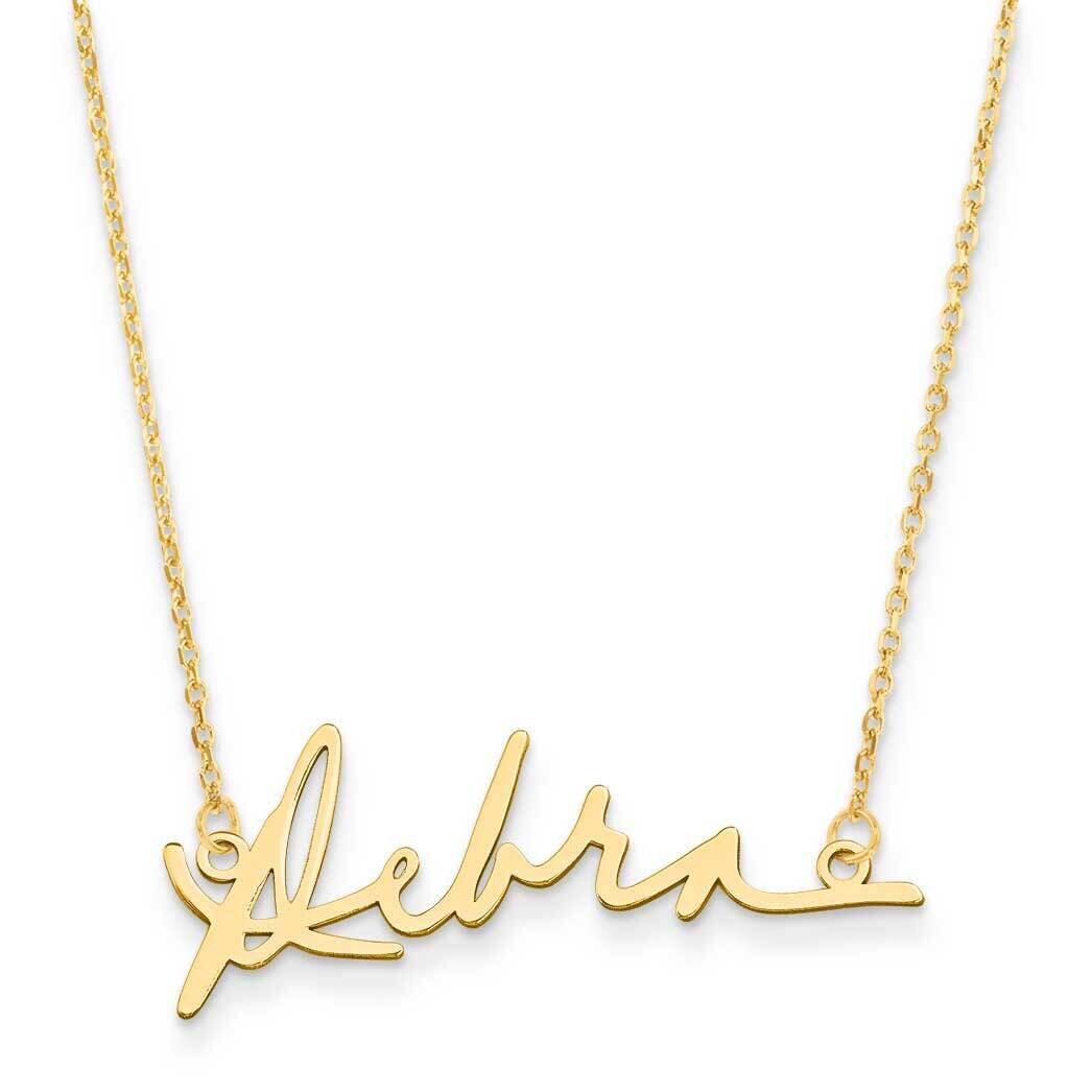 10k 1 Name Signature Plate 10k Gold 10XNA506Y, MPN: 10XNA506Y,