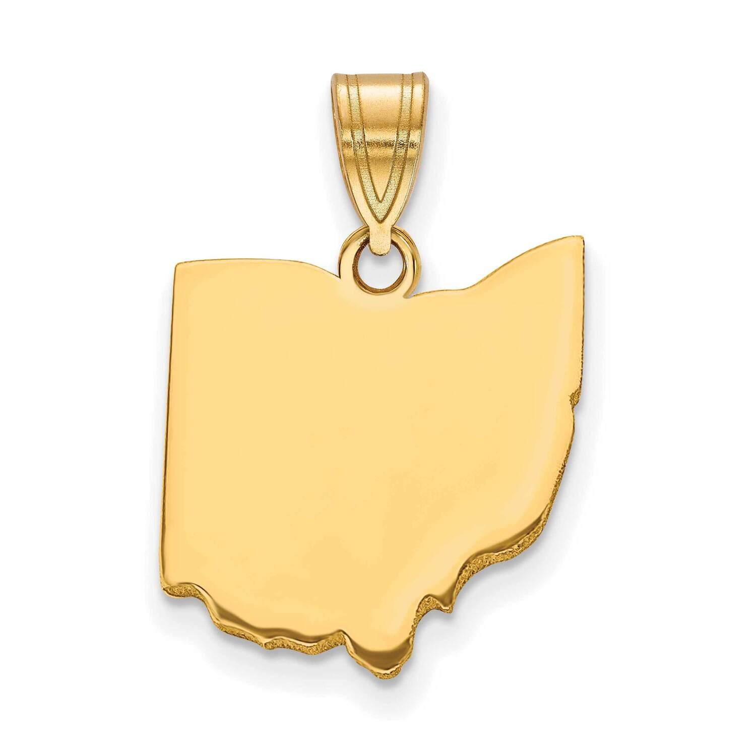 OH State Pendant Bail Only 10k Gold 10XNA707R-OH, MPN: 10XNA707R-OH,