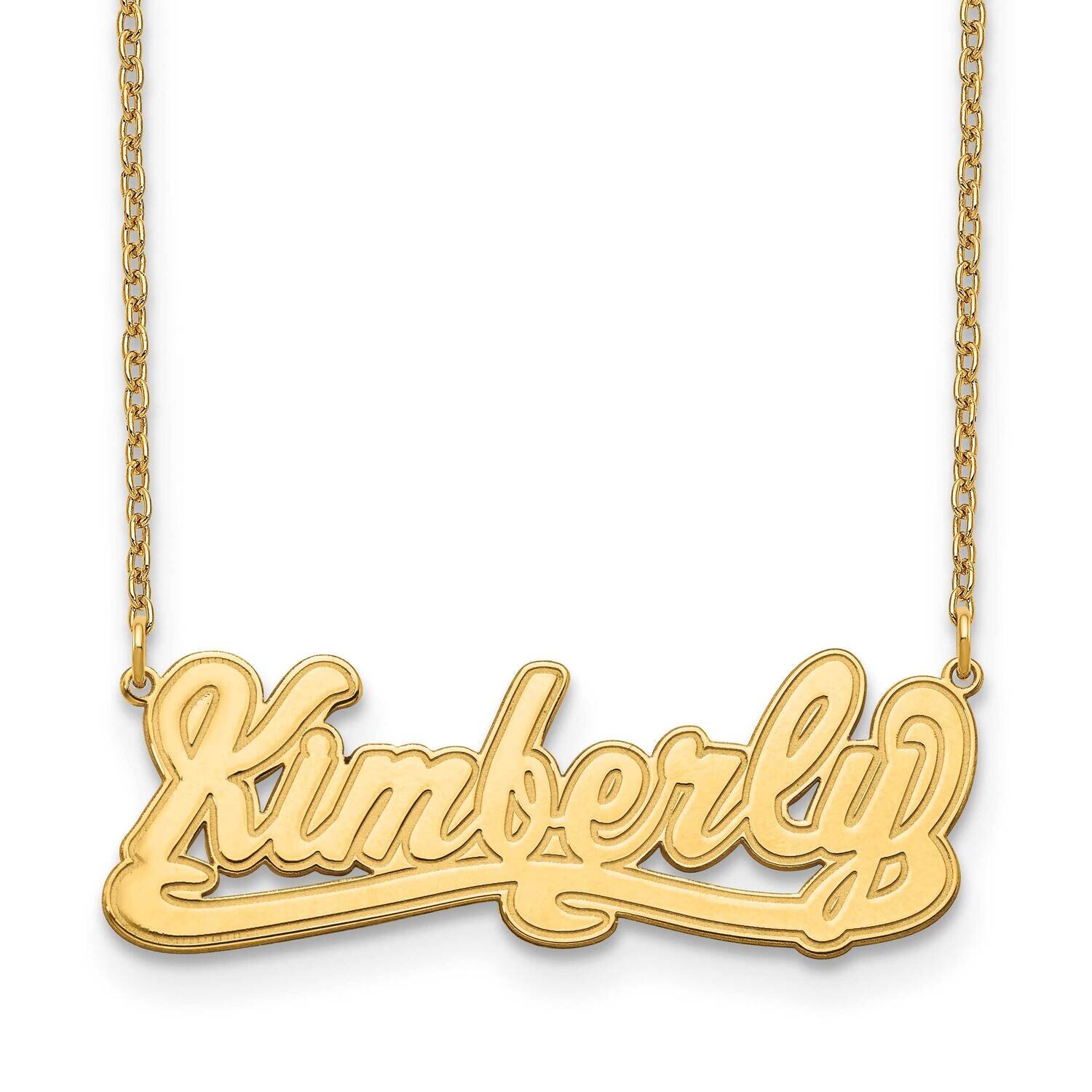 Etched Nameplate 10k Gold 10XNA839Y, MPN: 10XNA839Y,