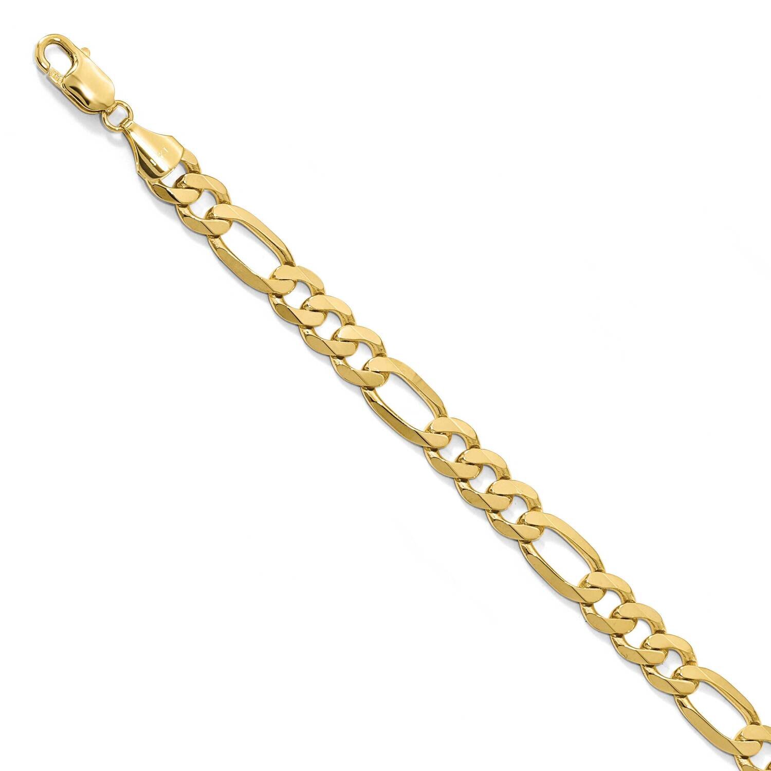 Leslie&#39;s 8 Inch 8.75mm Flat Figaro Chain 14k Gold HB-1298-8, MPN: 1298-8, 191101849152