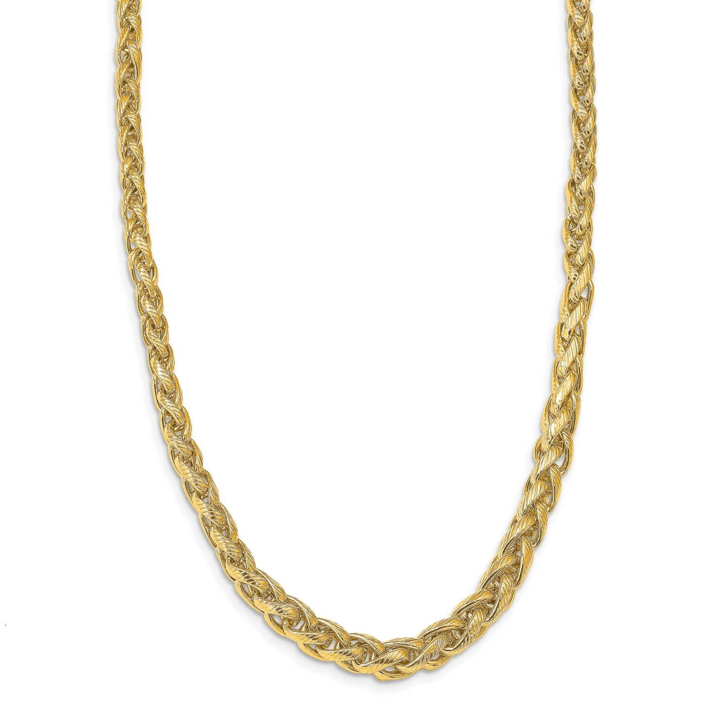 Leslie&#39;s Textured with .5 Inch Extender Necklace 14k Gold Polished HB-LF1320-18, MPN: LF1320-18, 19…