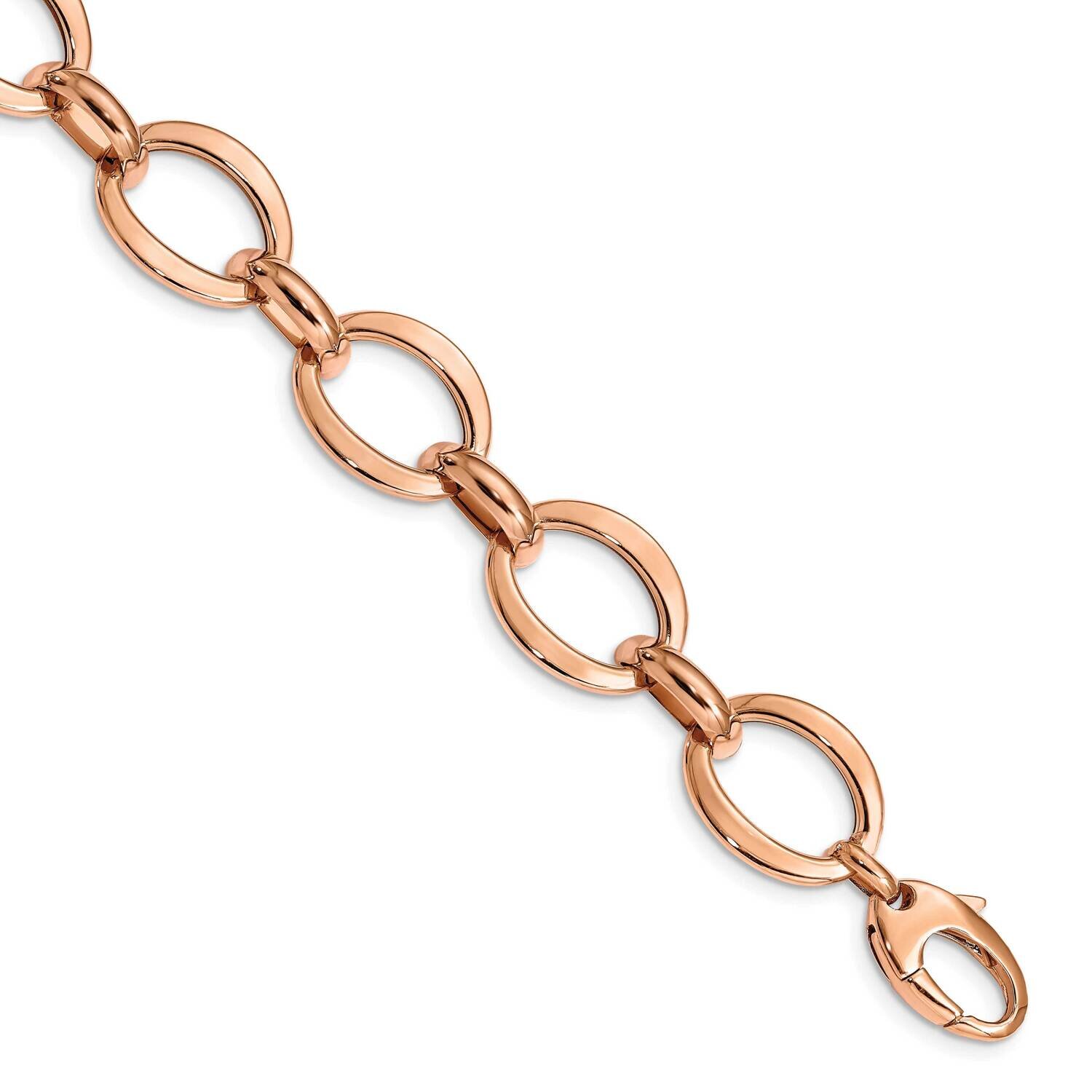 Leslie&#39;s Polished Fancy Link Bracelet 14k Rose Gold HB-LF1358-7.75, MPN: LF1358-7.75, 191101744631