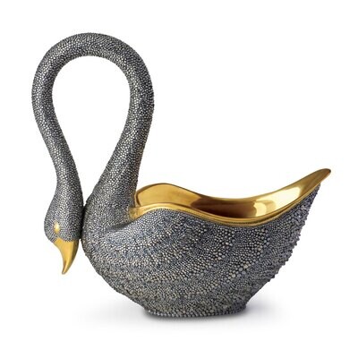 L&#39;Objet Swan Bijoux Noir Large Bowl Limited Edition of 10, MPN: SW4001,
