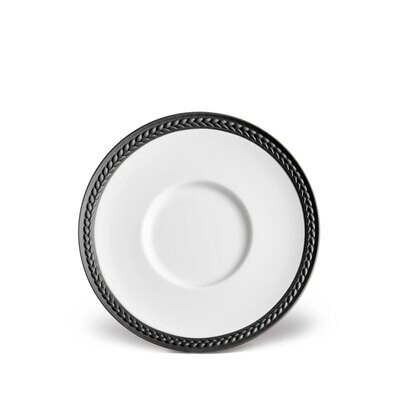 L&#39;Objet Soie Tressee Black Saucer ST560, MPN: ST560,