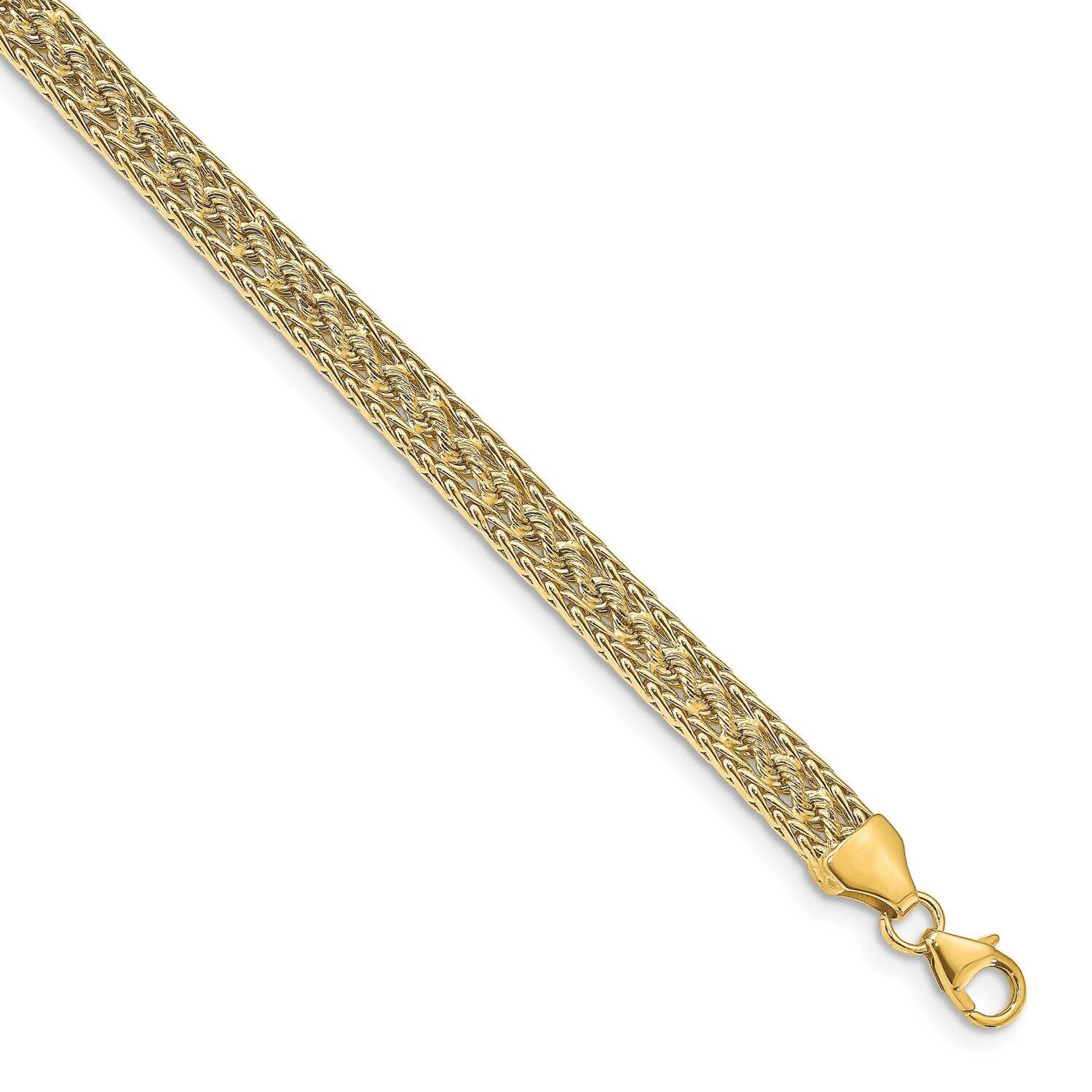 Fancy Bracelet 14k Gold HB-LF1411-7.5