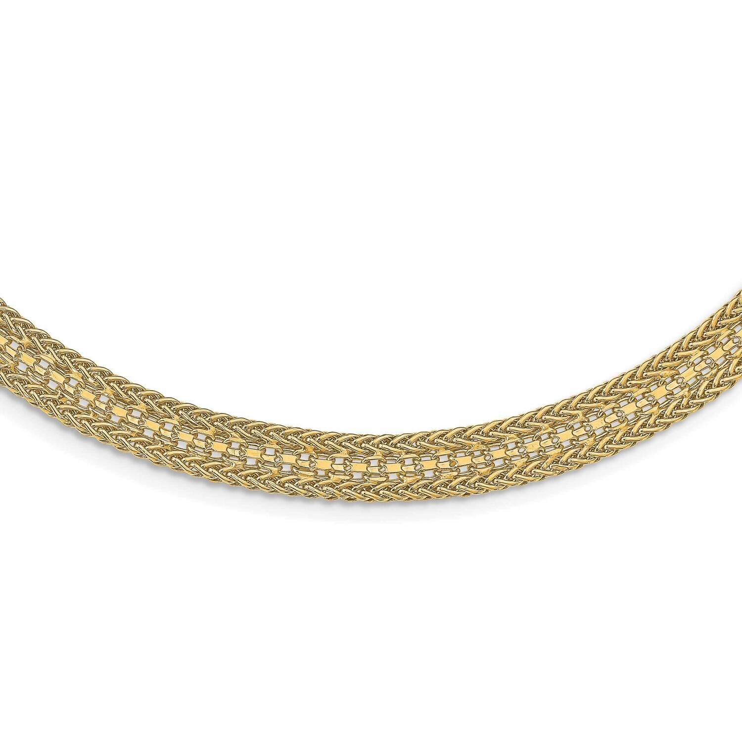 Leslie&#39;s Fancy Necklace 14k Gold Polished HB-LF1423-18, MPN: LF1423-18, 191101738975