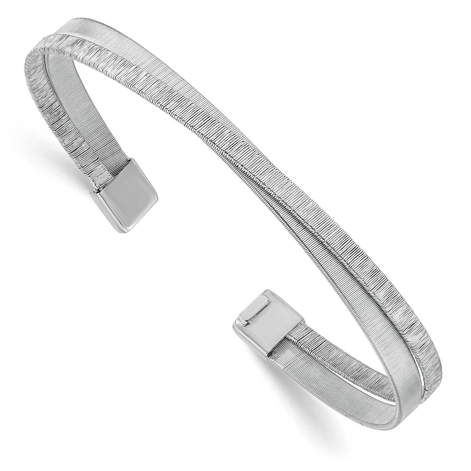 Leslie&#39;s Textured Bangle Sterling Silver HB-QLF1157, MPN: QLF1157, 191101743450