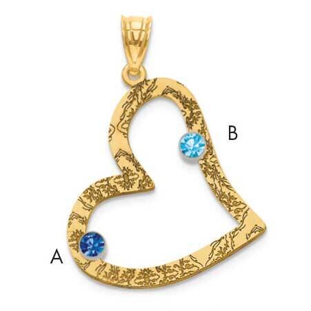 Family Pendant Gold Plated Sterling Silver QMP2/2GP, MPN: QMP2/2GP,