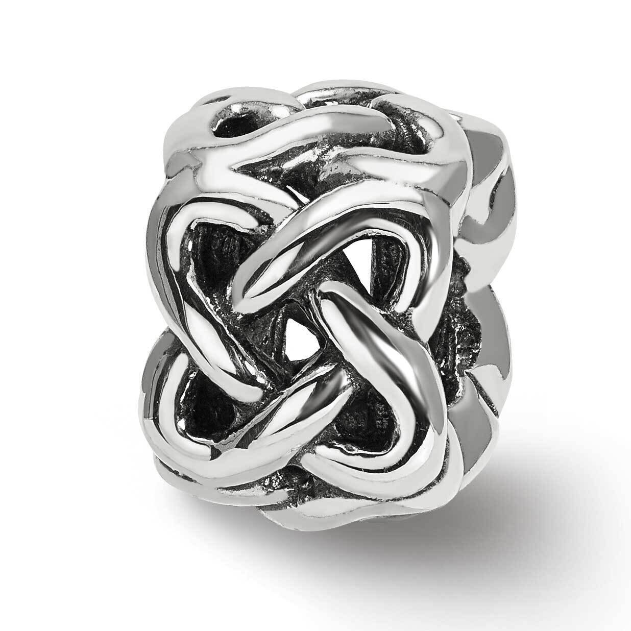 Celtic Knot Bead Sterling Silver QRS3988