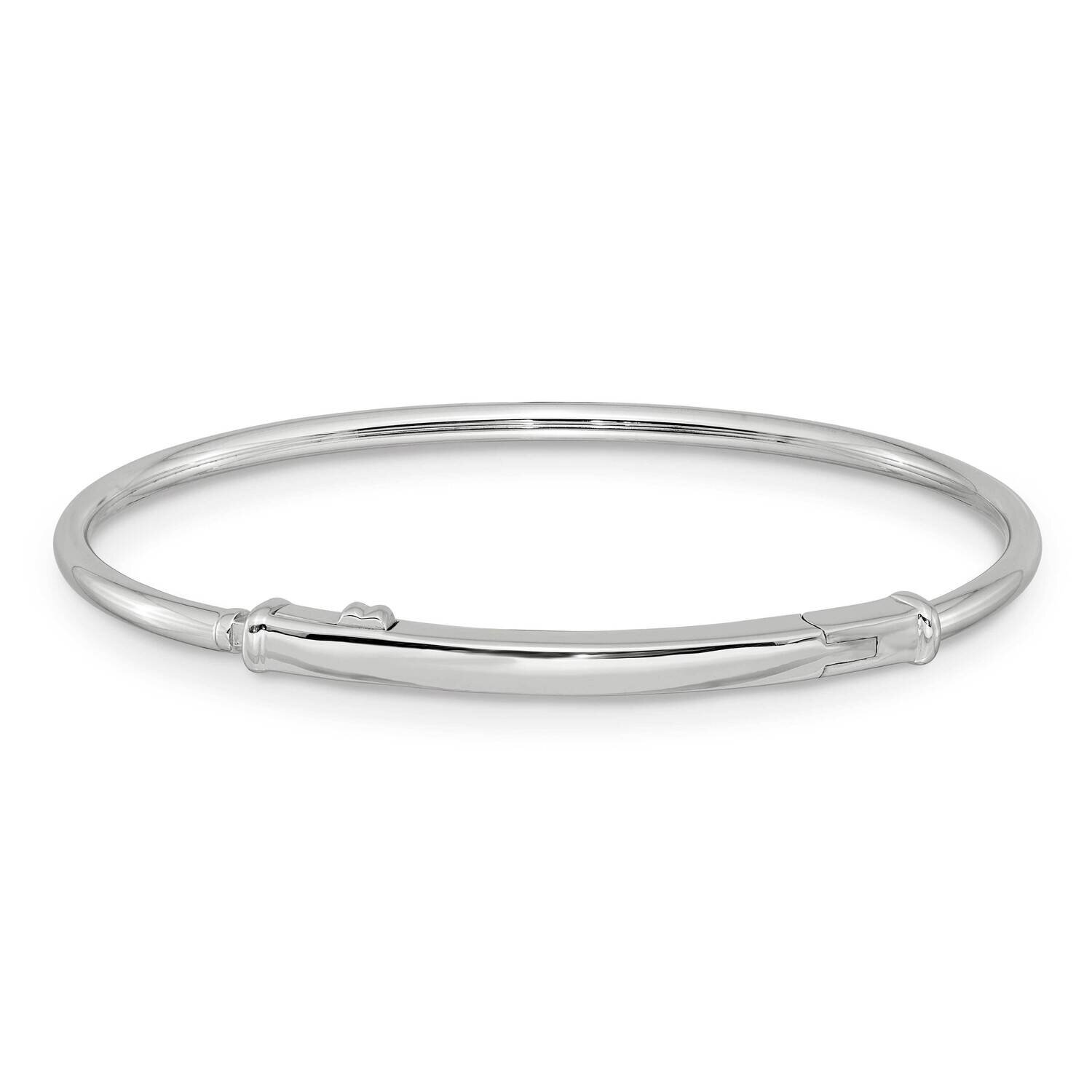 Relfections Hinged Clasp Bangle Sterling Silver QRS4045, MPN: QRS4045,