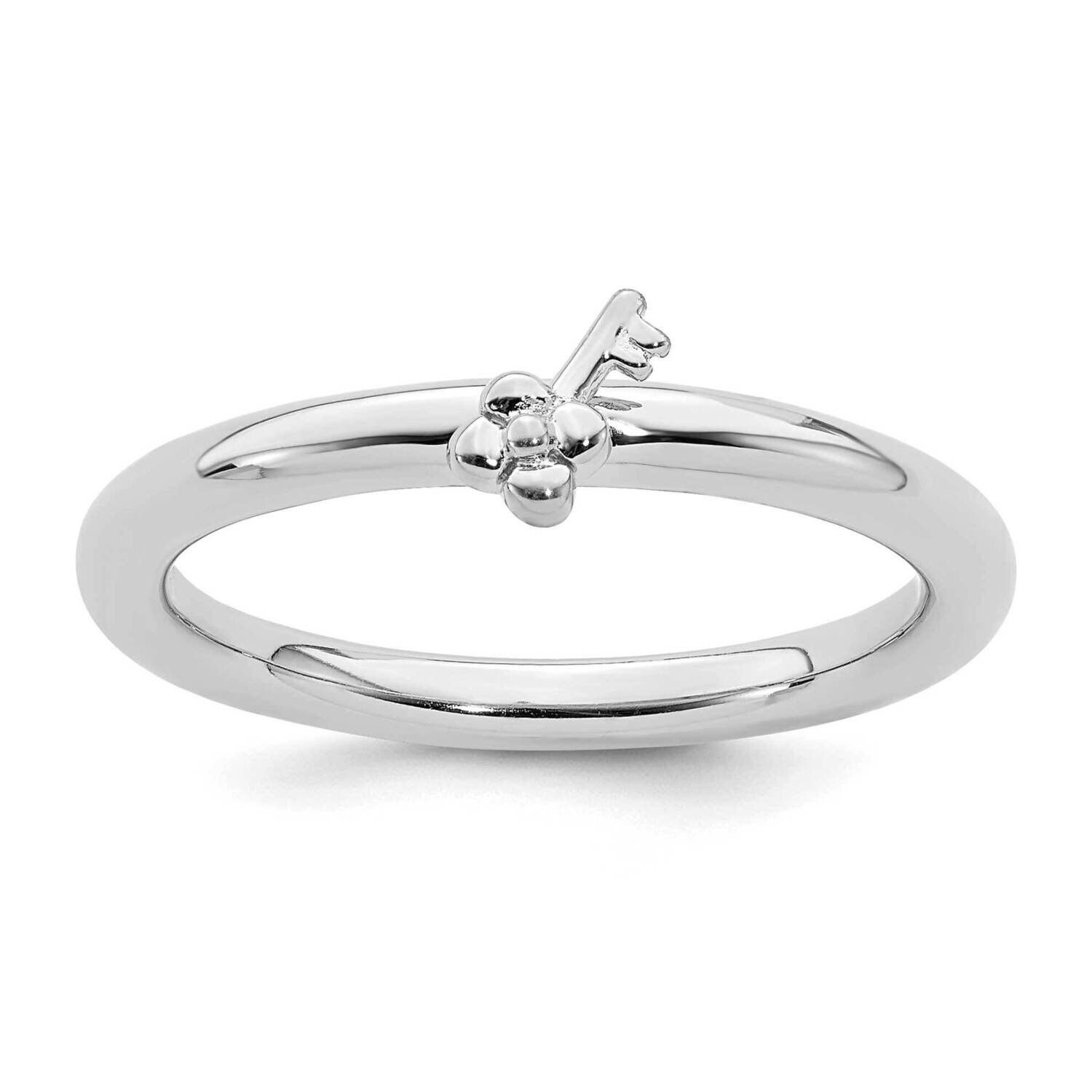 Key Ring Sterling Silver Rhodium-plated QSK1964, MPN: QSK1964, 191101722714