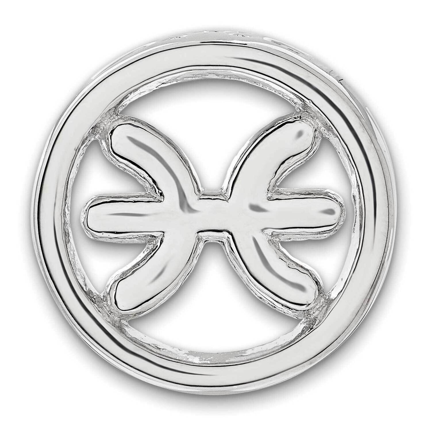 Stackable Experssions Small Pisces Zodiac Pendant Sterling Silver QSK2035, MPN: QSK2035,