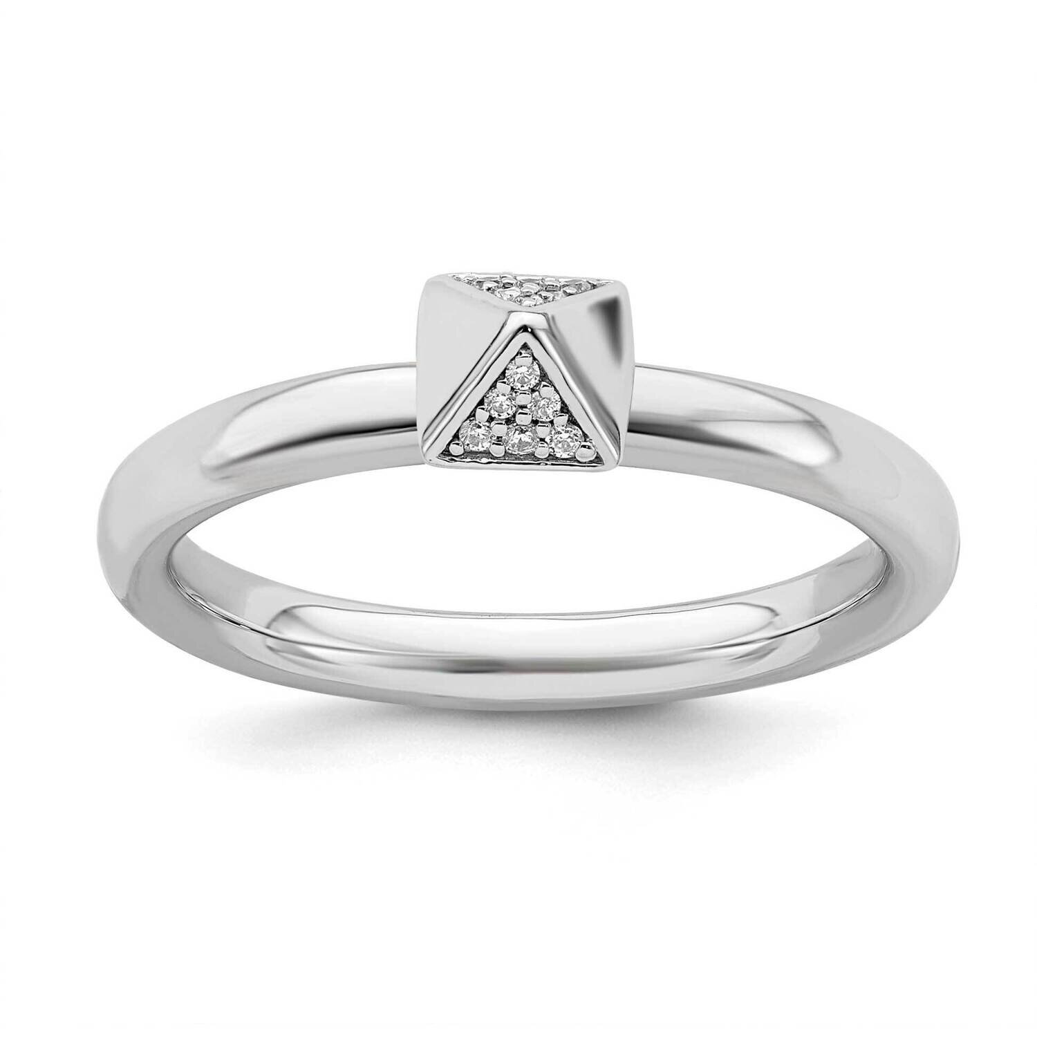 Diamond Ring Sterling Silver QSK2181, MPN: QSK2181, 191101214035