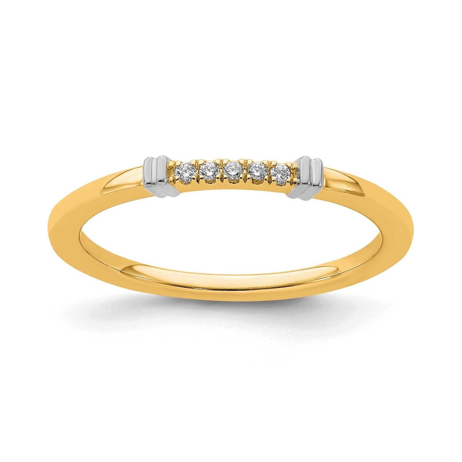 Diamond Rings 14k Two-tone Gold SK2092, MPN: SK2092, 191101298608