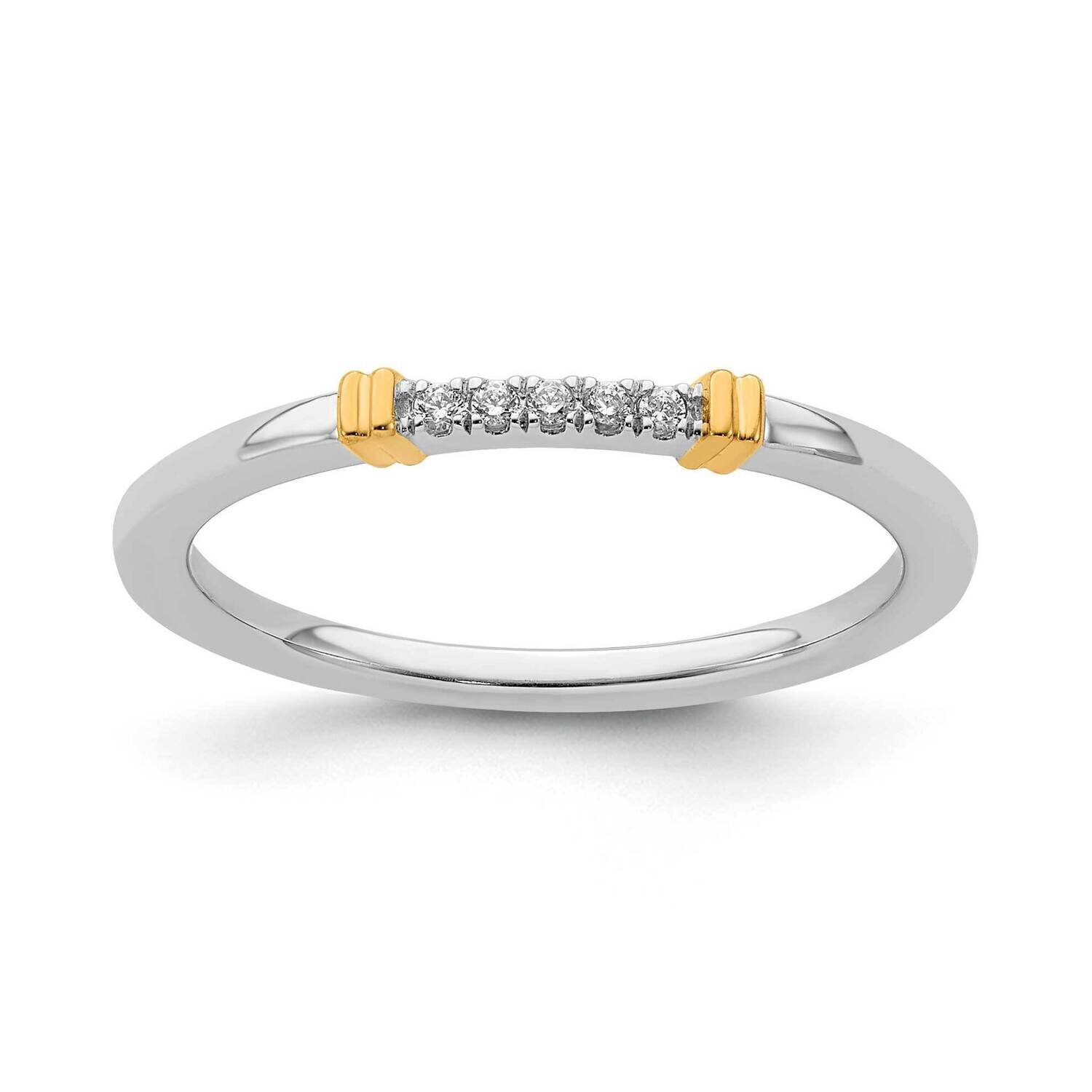 Diamond Rings 14k Two-tone Gold SK2093, MPN: SK2093, 191101298660