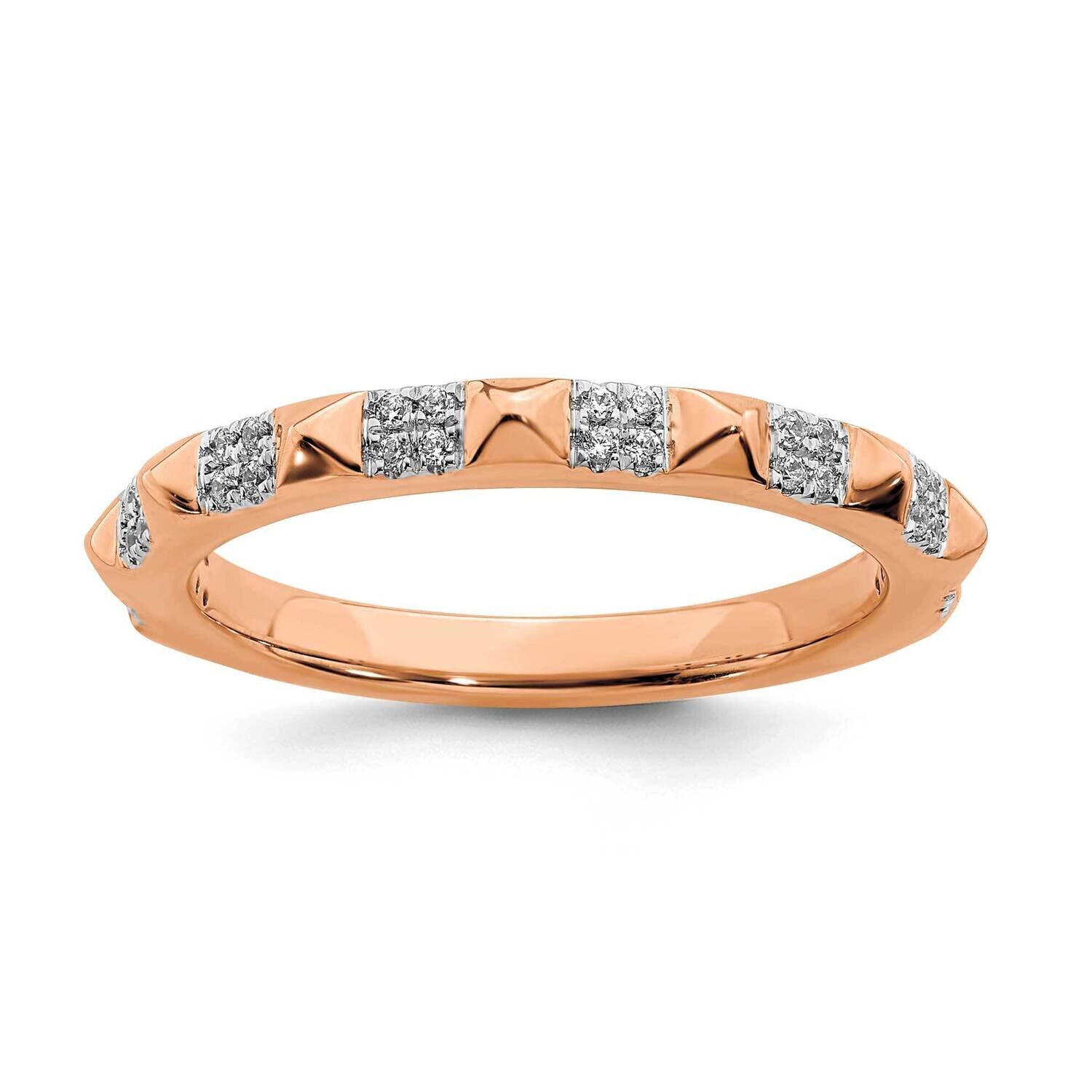 Diamond Ring 14k Rose Gold SK2096, MPN: SK2096, 191101298783