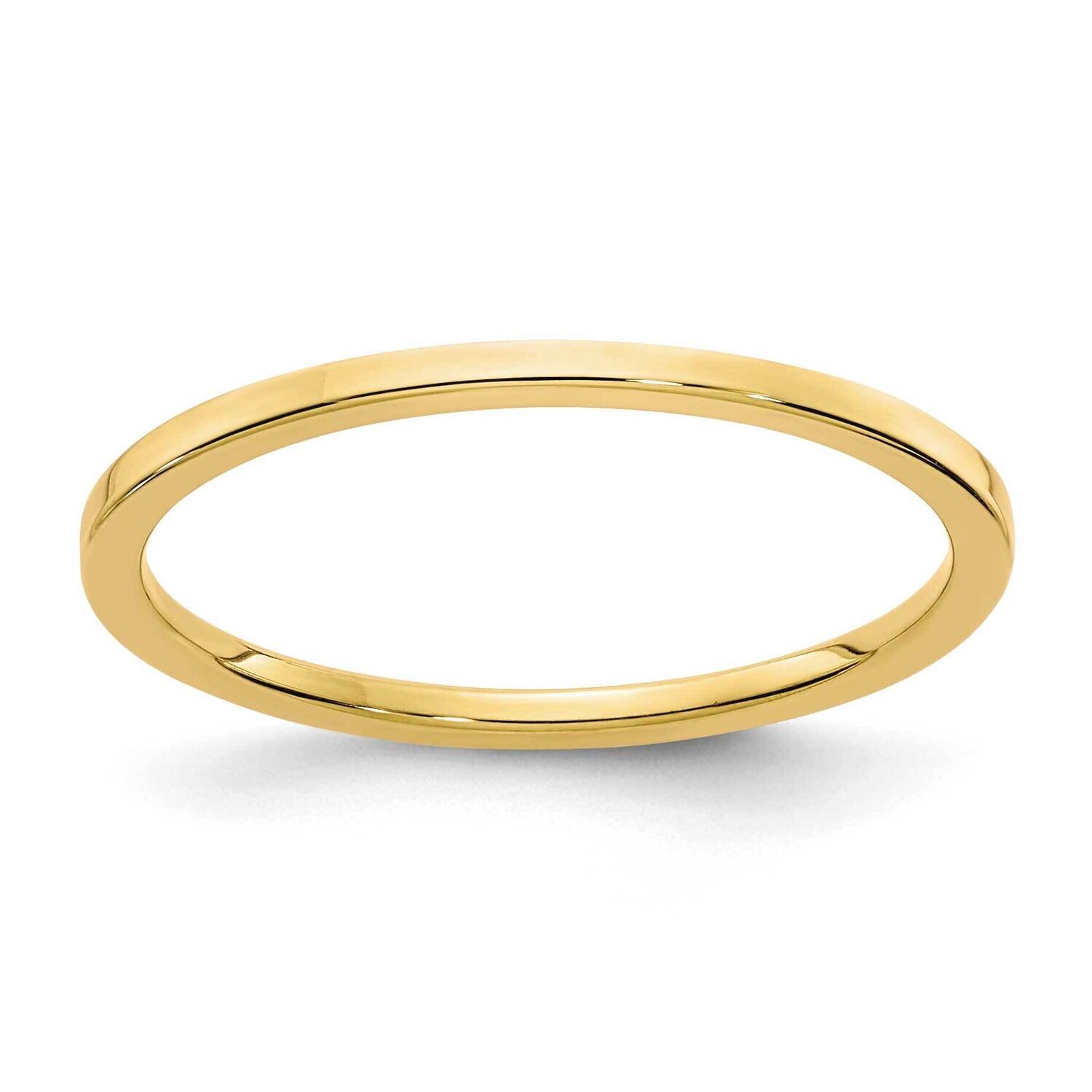 1.2mm Flat Stackable Band 14k Gold STK16-120Y