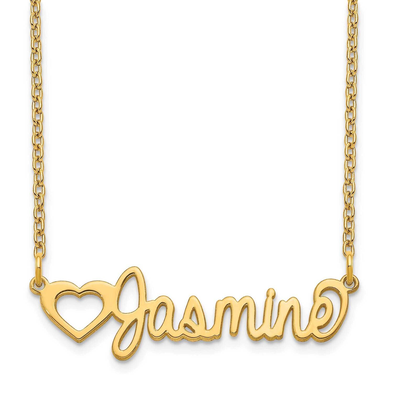 Customized Nameplate Necklace Gold-plated XNA1049GP