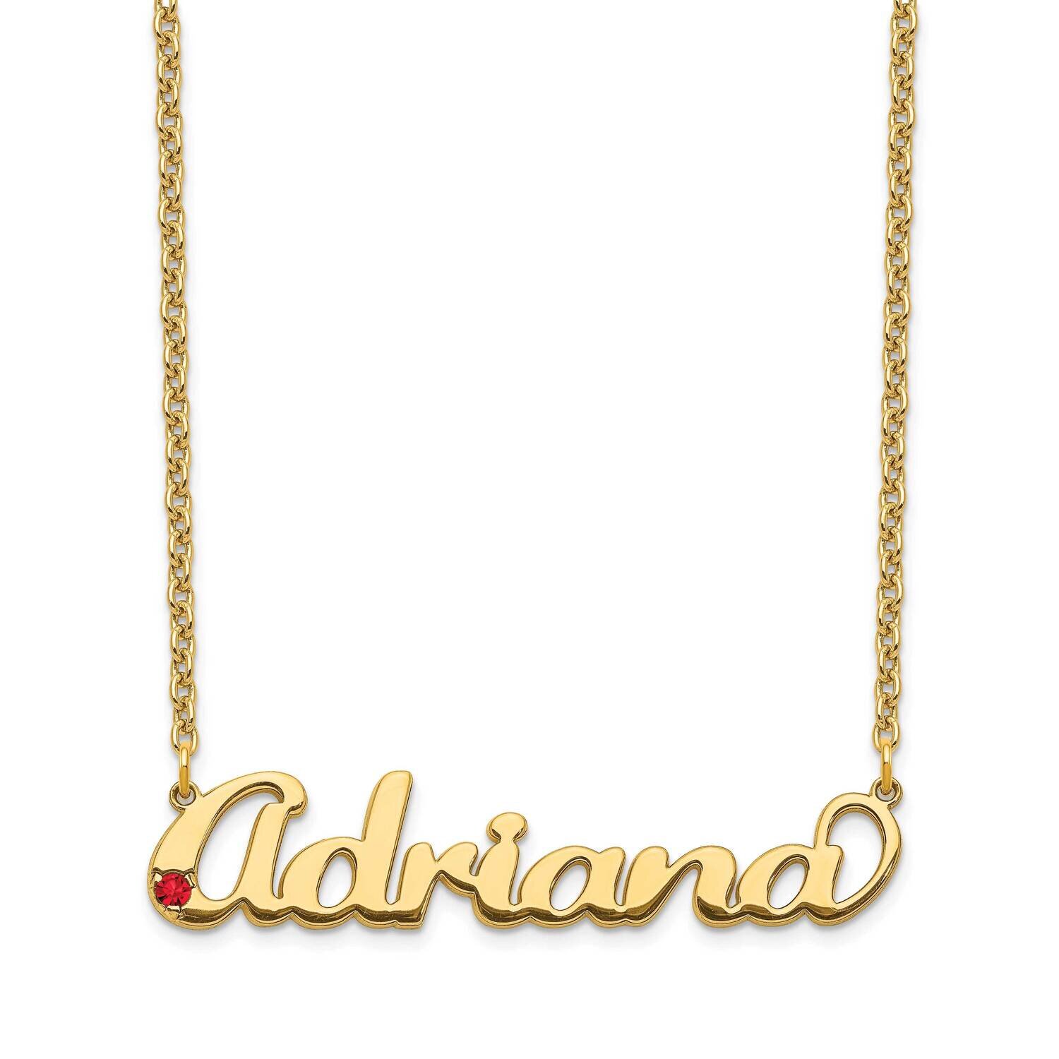Set Birthstone Nameplate Gold-plated  XNA1103GP, MPN: XNA1103GP, 191101989131