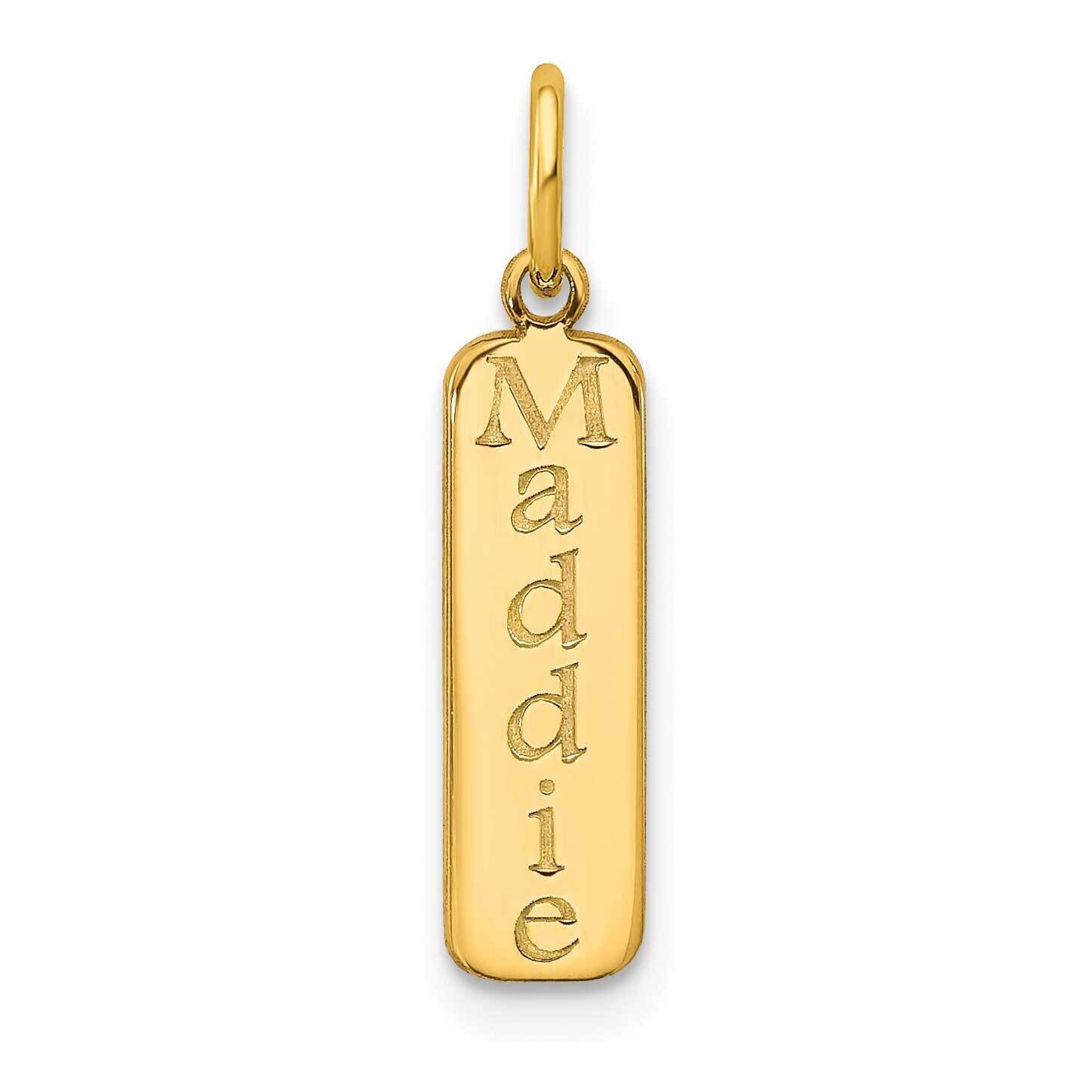 Name Plate Sterling Silver XNA1115GP, MPN: XNA1115GP, 191101989438