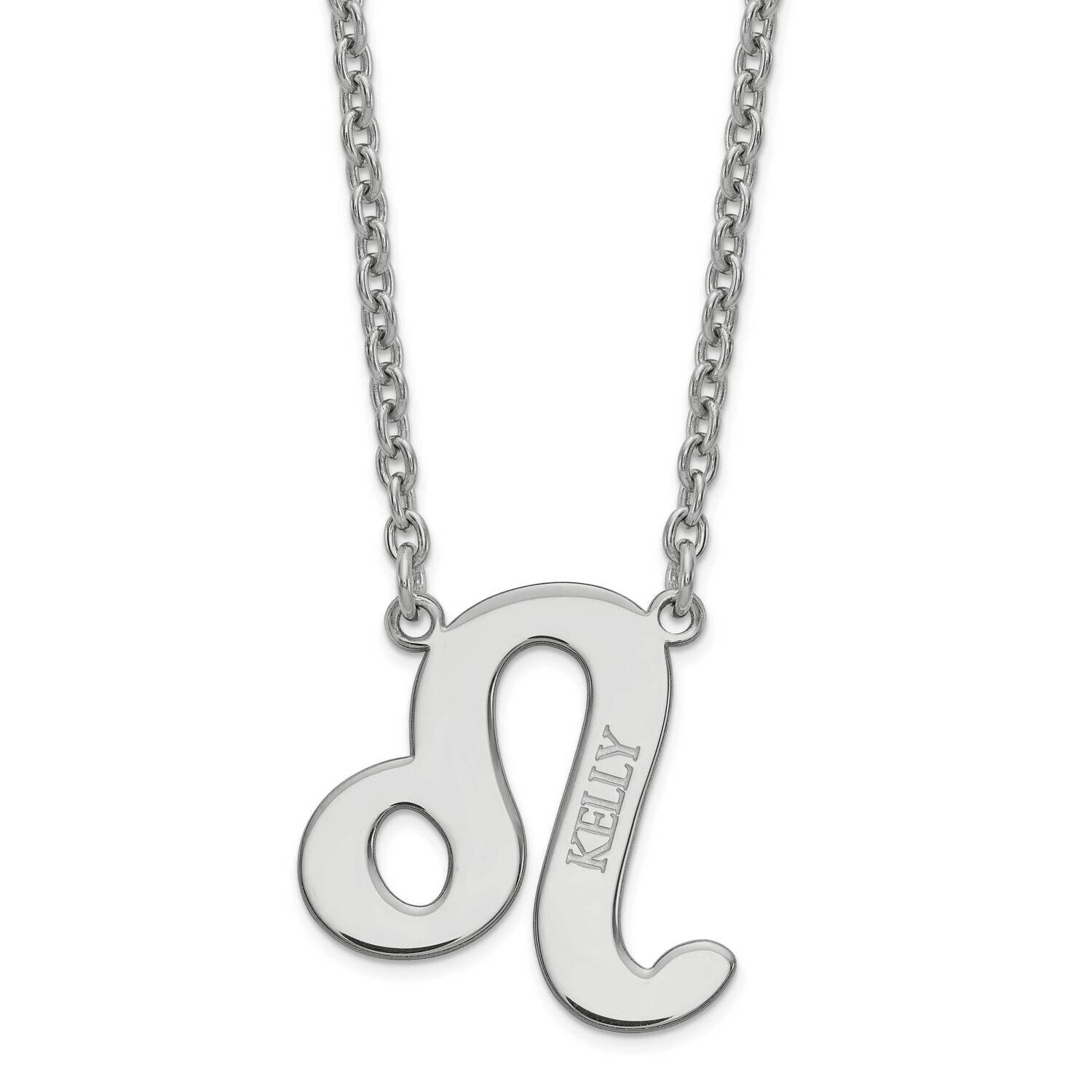 Leo Zodiac Necklace Sterling Silver Rhodium-plated XNA747SS