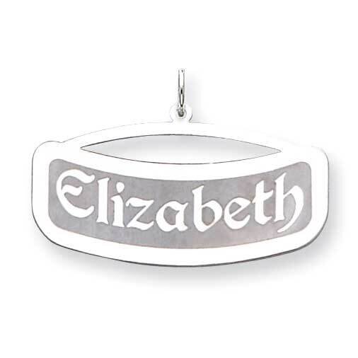 Curved Nameplate - Flyer Pg. 3 14k White Gold XNA87W, MPN: XNA87W, 191101992483