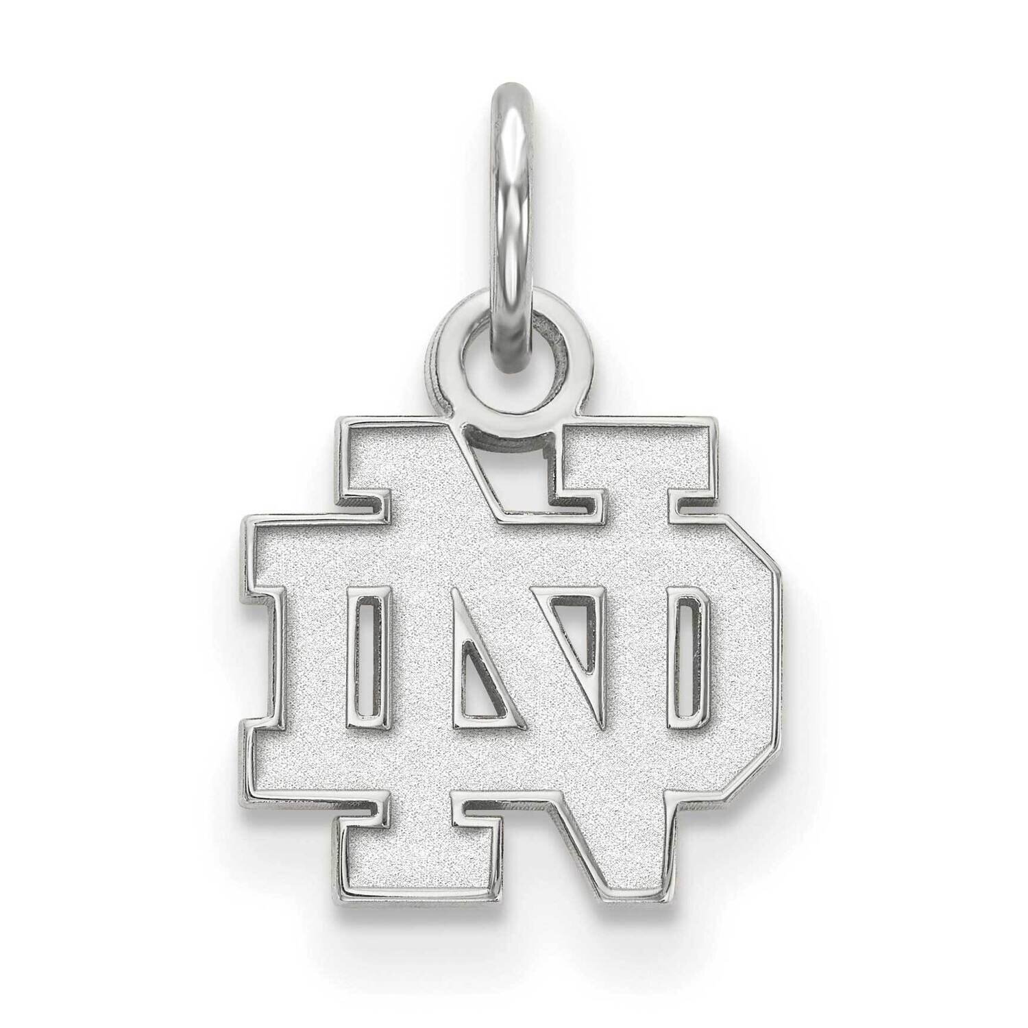 University of Notre Dame Extra-Small Pendant 10k White Gold 1W001UND, MPN: 1W001UND, 191101129568