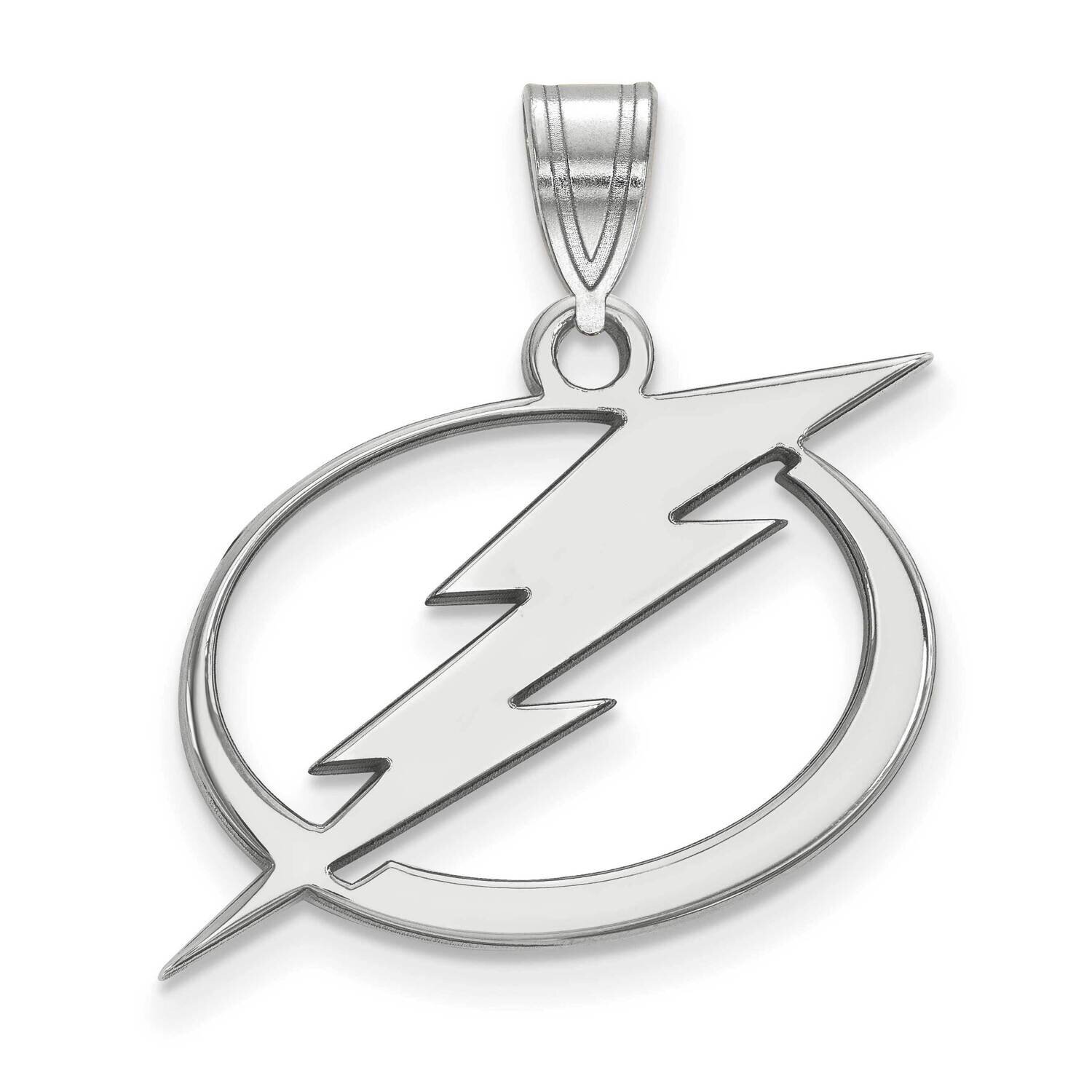 NHL Tampa Bay Lightning Large Pendant 10k White Gold 1W004LIG, MPN: 1W004LIG, 191101482908