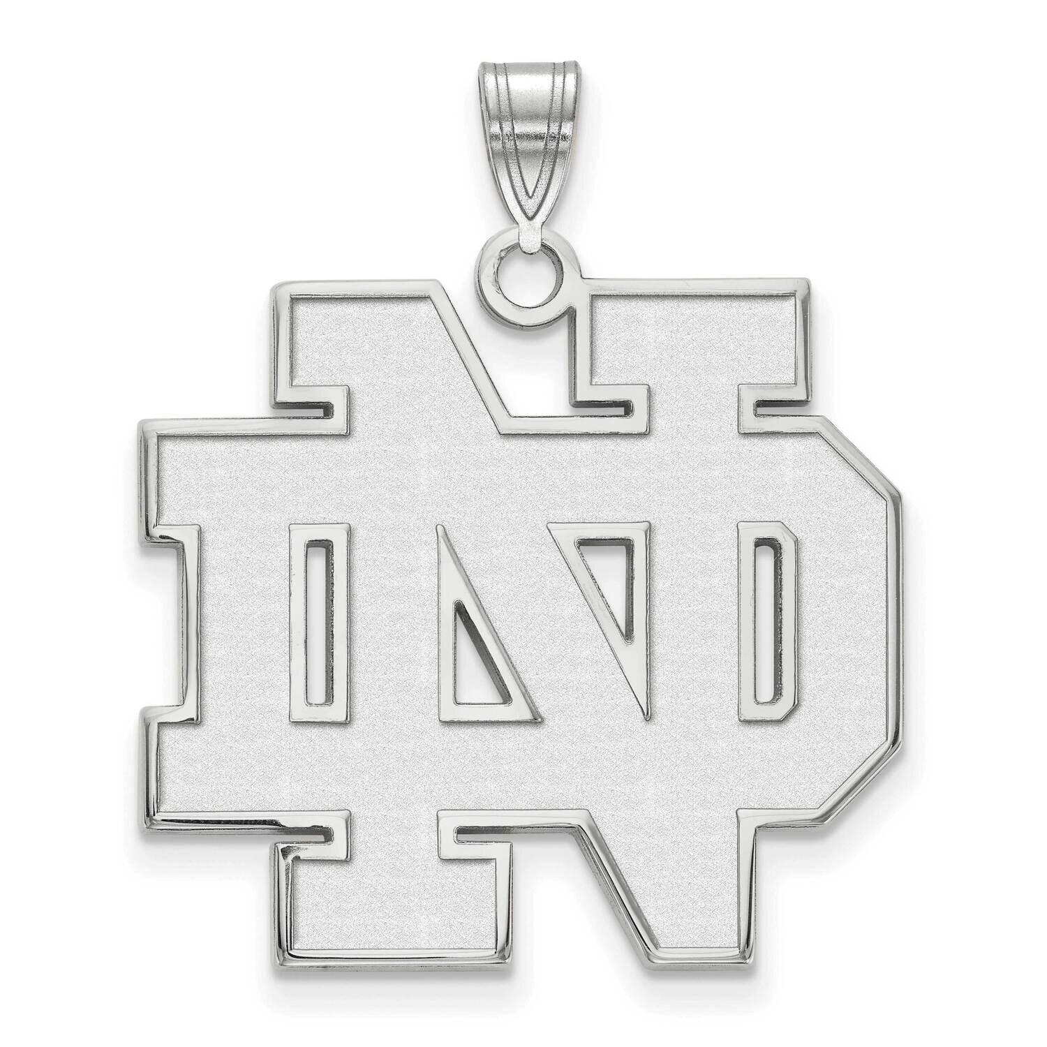 University of Notre Dame Extra-Large Pendant 10k White Gold 1W005UND, MPN: 1W005UND, 191101130083